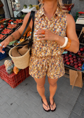 Ensemble fleuri short & chemise